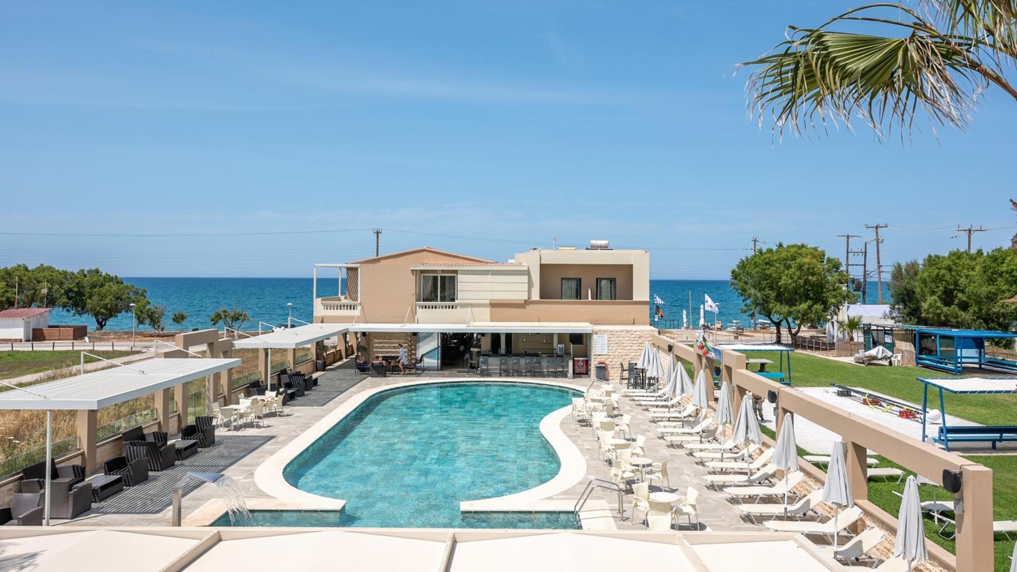 Castro Beach Hotel Maleme Buitenkant foto